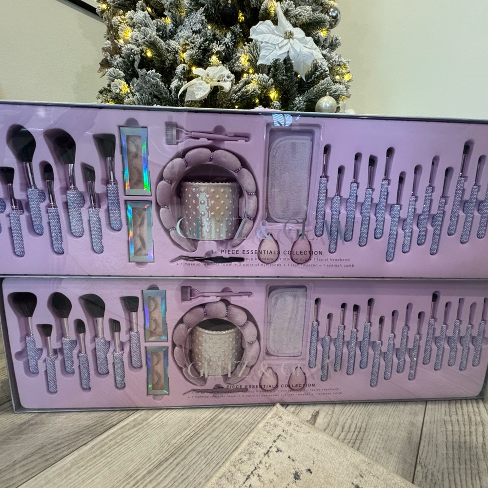Lavender Makeup Brush Set